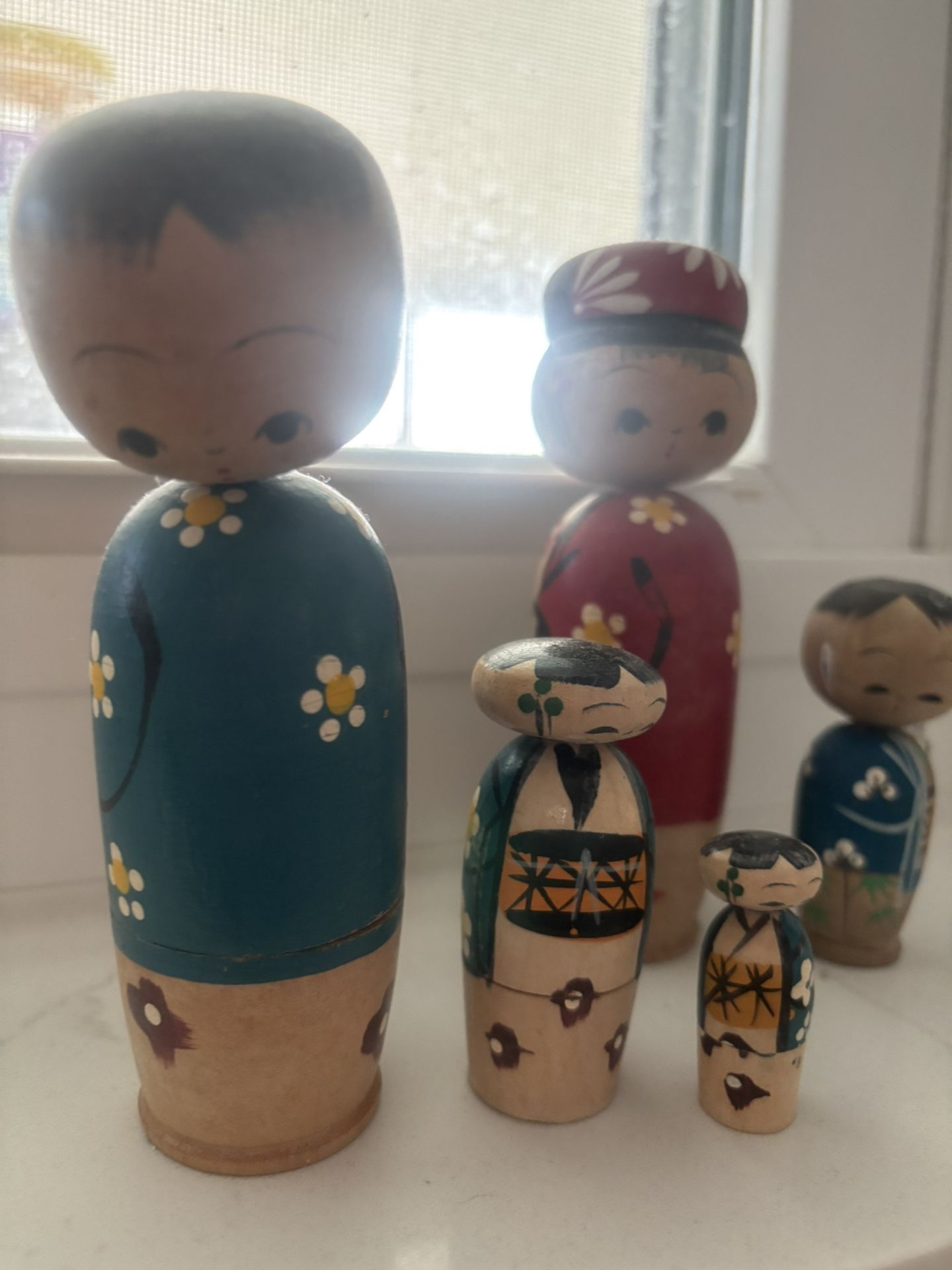 Antique Japanese Nesting Dolls