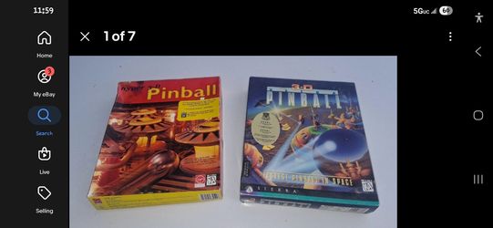 Vintage Rare 3D Ultra Pinball & Hyper 3D Pinball PC Games