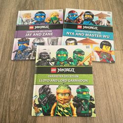 LEGO Ninjago Character Collection Books Set of 3