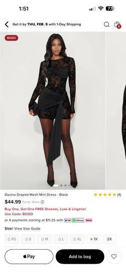 Black Velvet & Mesh Bodycon Dress