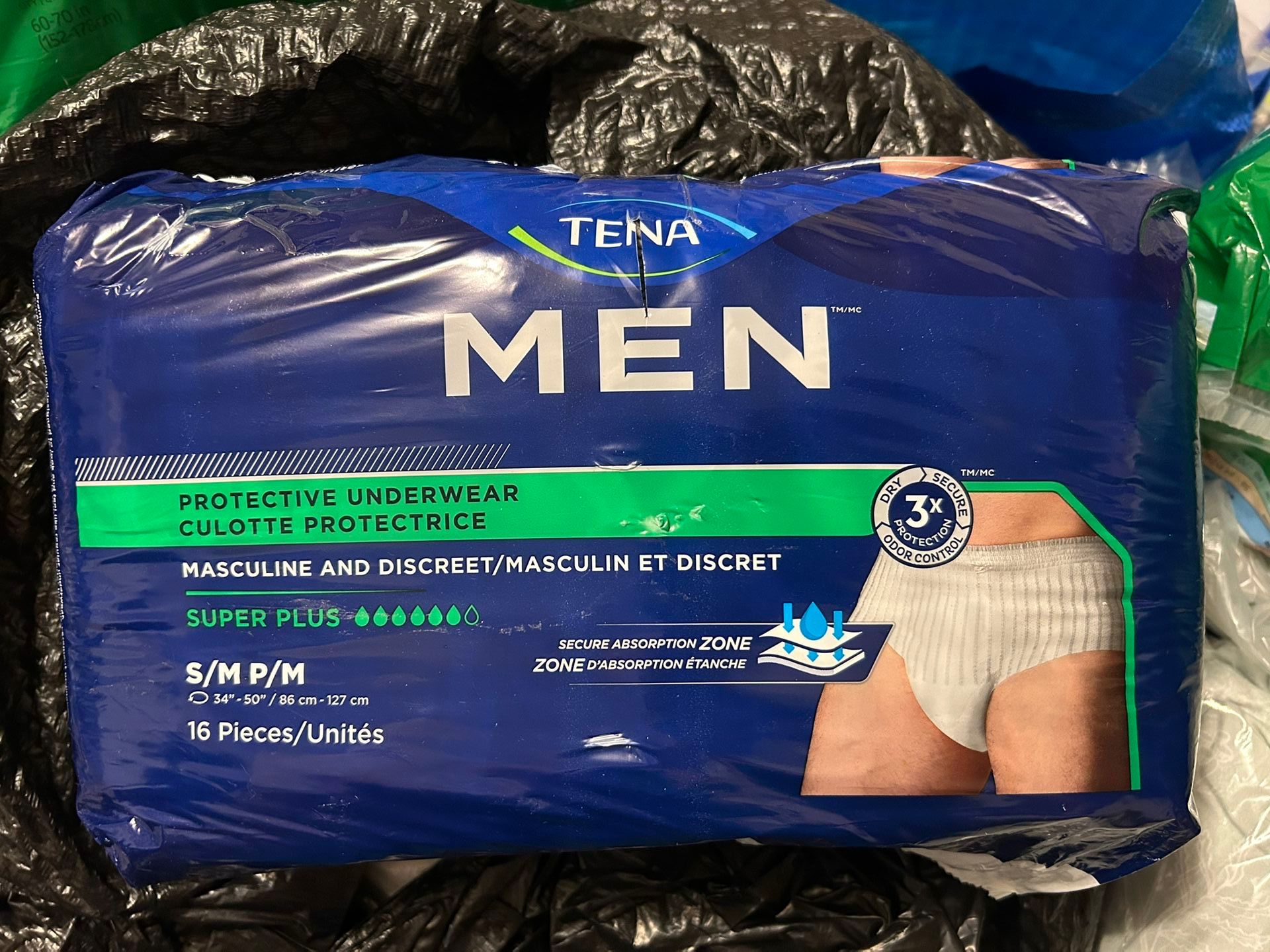 Tena - Men’s Protective Underwear - S/M