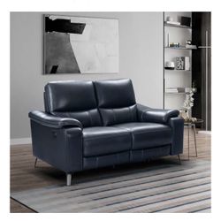 Indigo bay leather power on sale reclining sofa costco