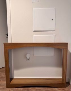 Narrow Console Table - Light Walnut