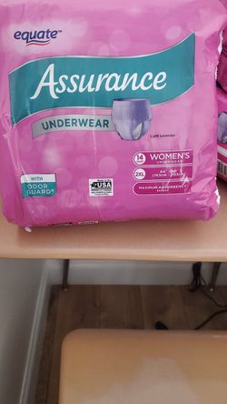 Assurance Adult Diapers for Sale in Inman, SC - OfferUp