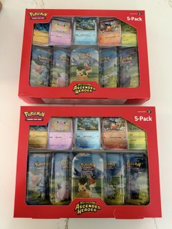 (2) Pokemon Ascended Hero Mini Tin Bundle