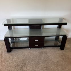 Glass Entertainment Center 