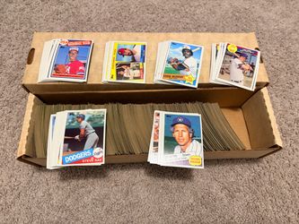 1985 Topps Baseball Card Lot – 700+ Vintage MLB Cards – Stars & Rookies