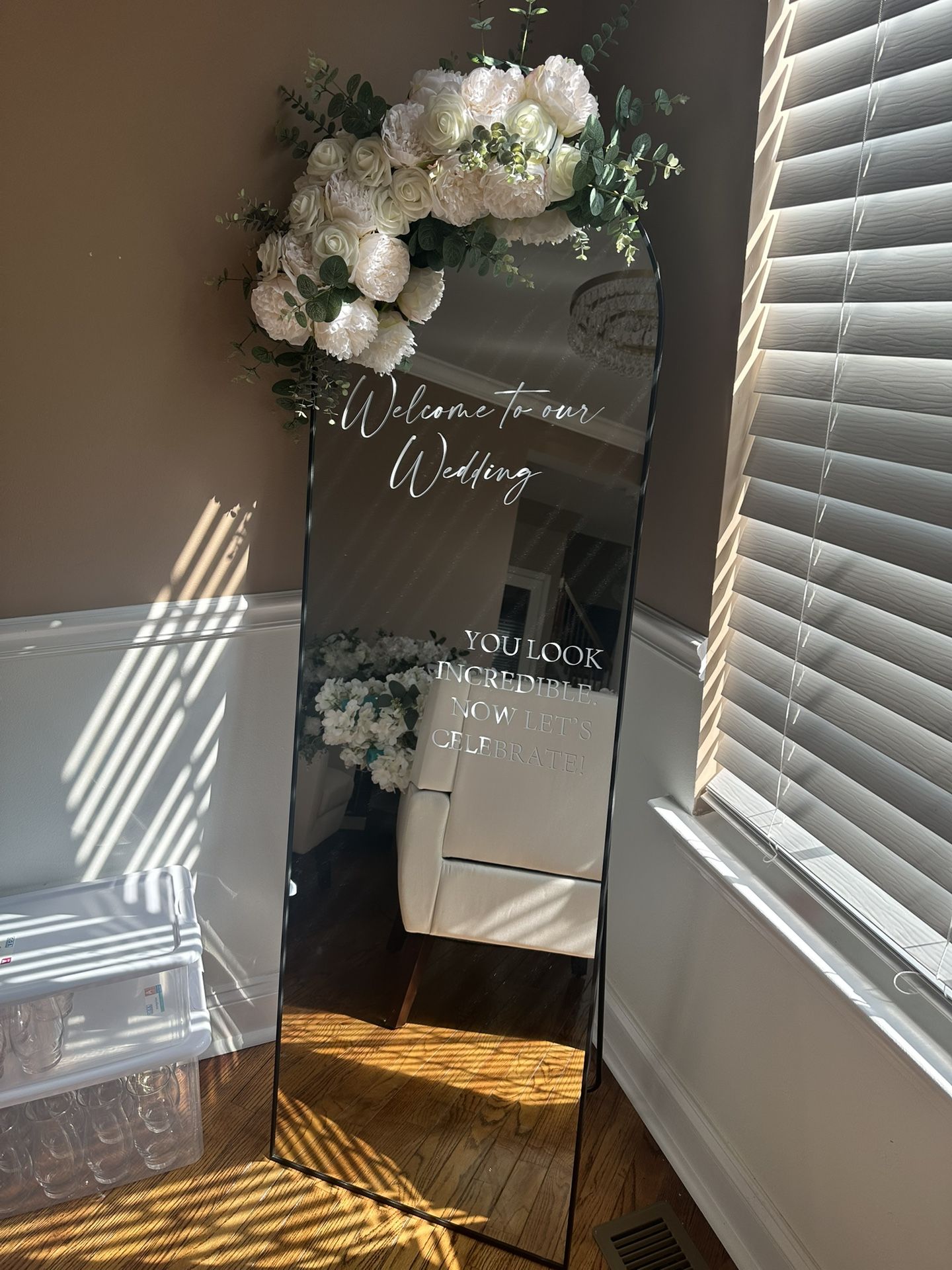 Wedding Welcome Mirror