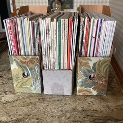 Vintage Christmas issue magazines, etc.