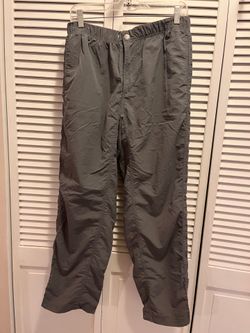 Comfortable gray pants in good condition, size:L $15 cash only. Cross posted
