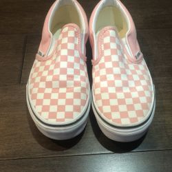 Never Worn Pink Slip On Vans