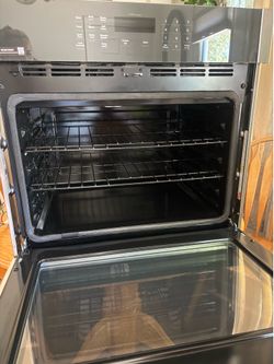GE smart built in self clean wall oven