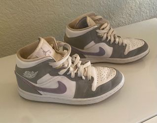 Nike Air Jordan 1 Mid SE White Medium Grey Cool Grey