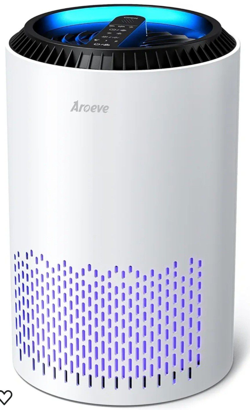 AROEVE Air Purifier for Home, HEPA Air Purifier Air Cleaner For Smoke Pollen