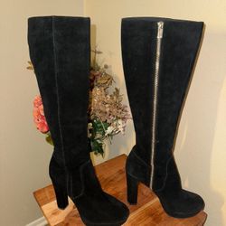 Michael Kors Leigh suede knee-high boots 8.5