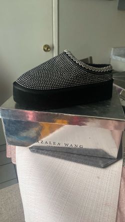 Platform bling house shoes