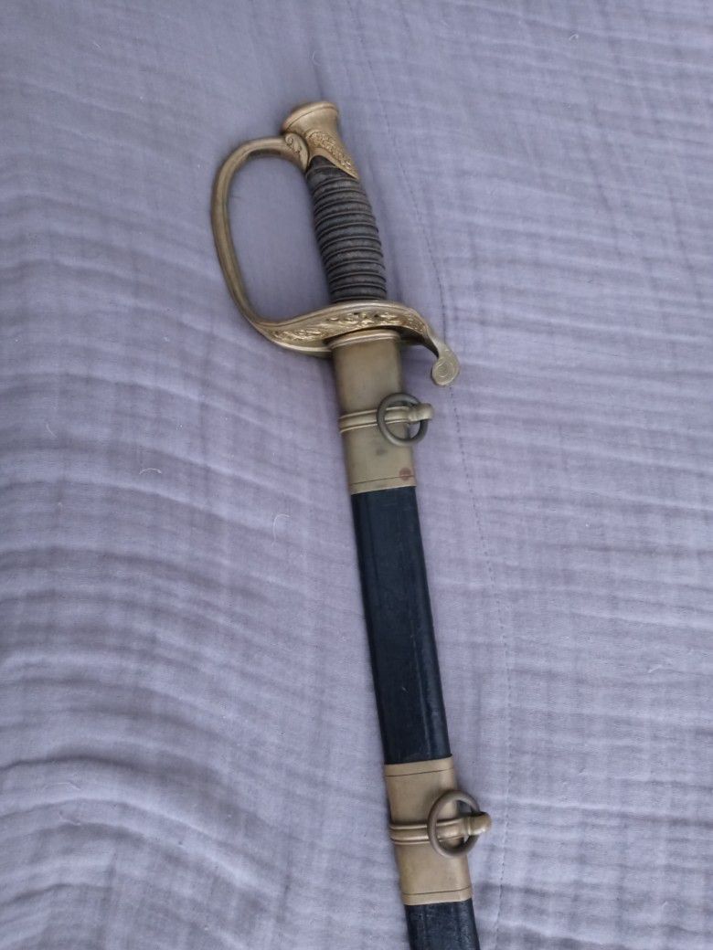 A Civil War Foot Officer Sword 100% All Original
