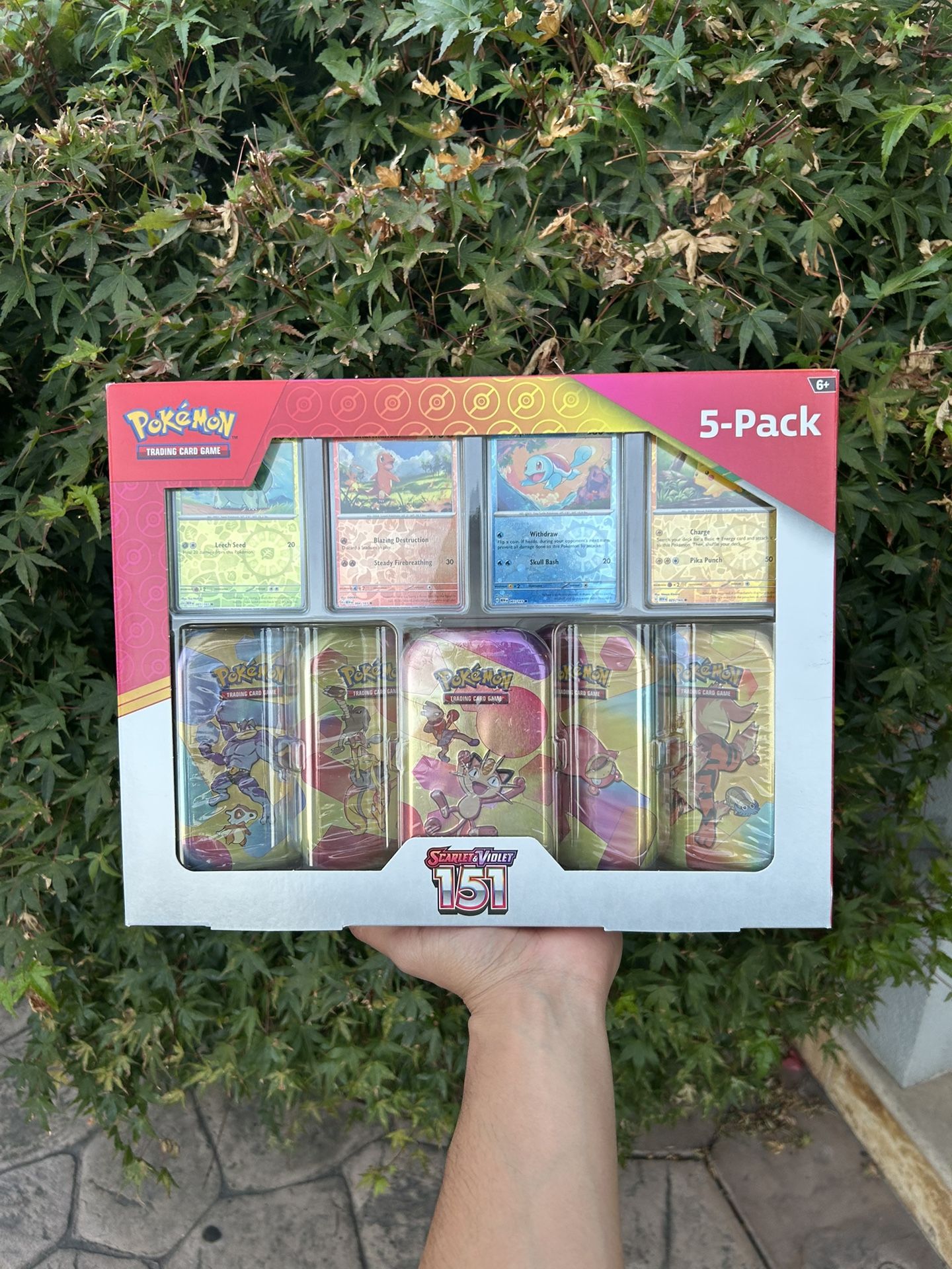 Pokemon 151 5 Pack Mini Tins