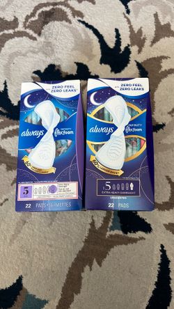 2 pack Always infinity flexfoam overnight pads