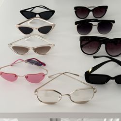 9 Pairs Of Sunglasses 