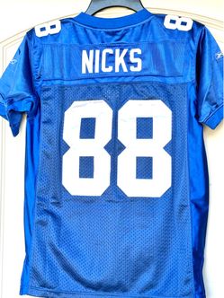 YOUTH: MED + LARGE - GIANTS #88 HAKEEM NICKS JERSEY