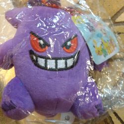 Brand New Pokemon Mini Gengar Plush