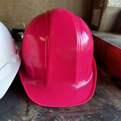 Pink Safety Construction Hat