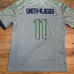 Seattle Seahawks Jaxson Smith-Njigba #11 Grey Jersey
