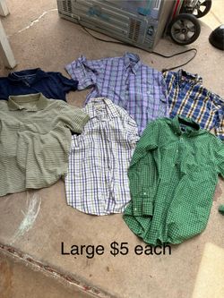 Men’s long sleeve $5 each