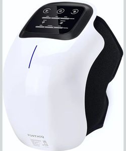 Knee Massager with Heat Red Light Therapy Vibration Cordless Knee Brace Pain Relief