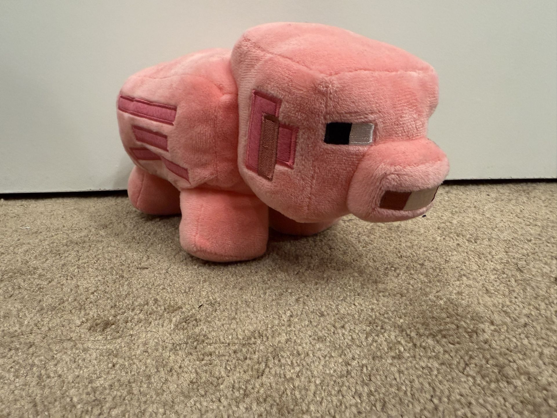 12 in Minecraft Pig Plushie