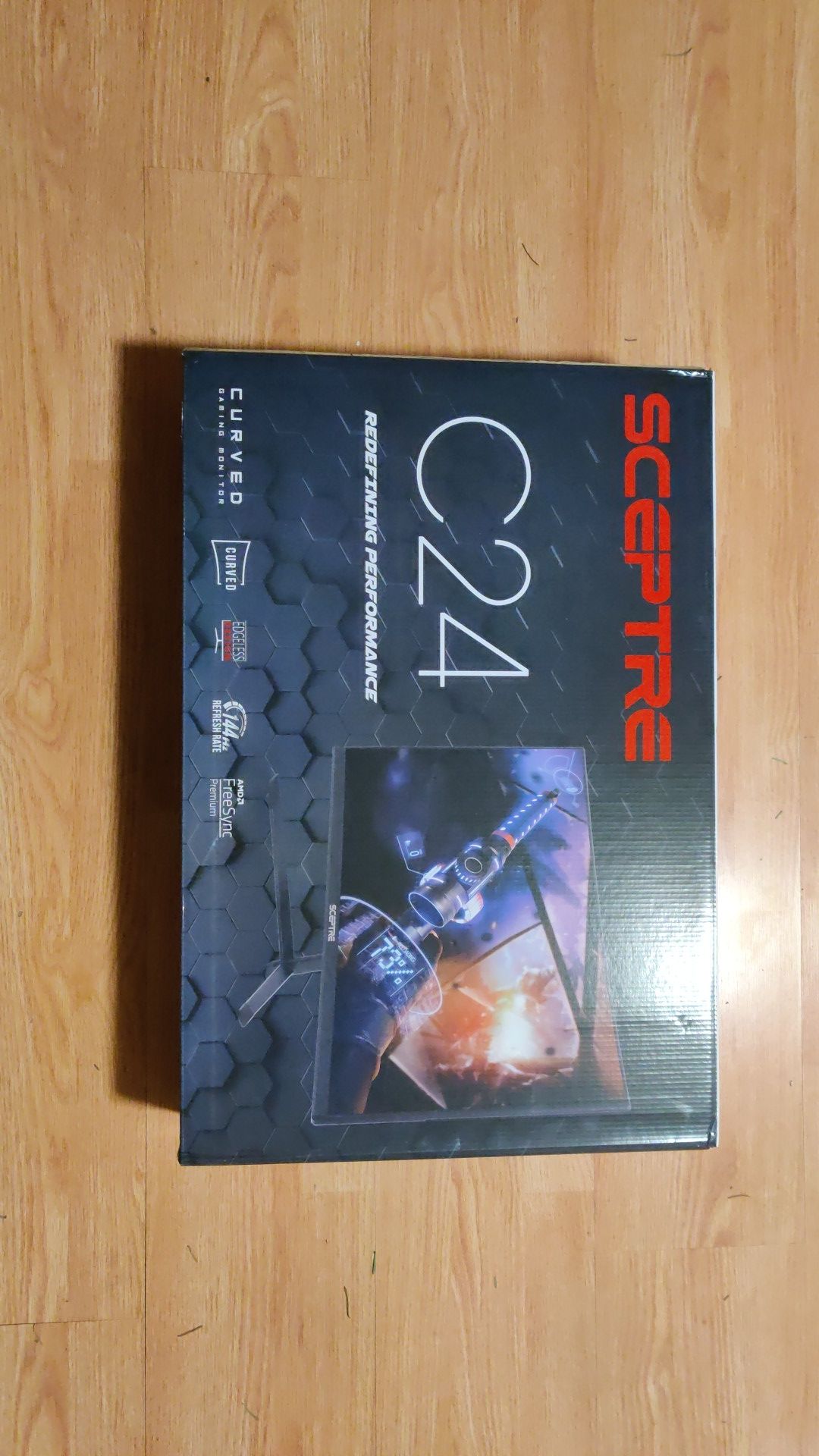 Sceptre C24 Curved Gaming Monitor 144Hrtz Display