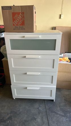 White dresser