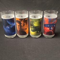 Star Trek Collector Drinking Glasses Set of 4