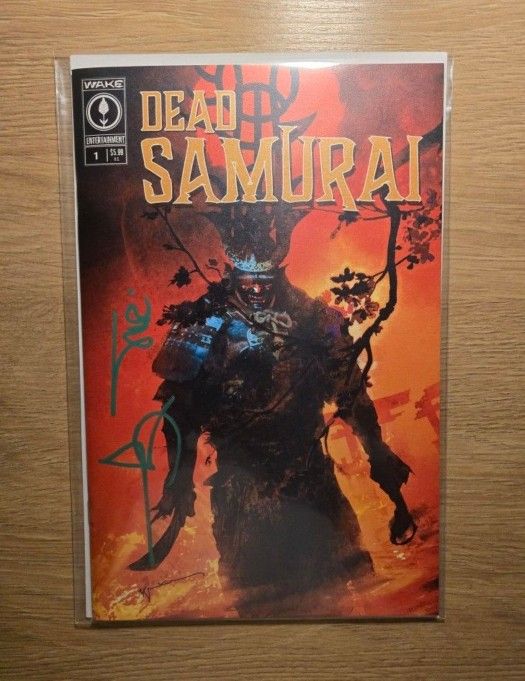 Dead Samurai #1 Double Signed BY Dolmayan & Sinclair W/COA