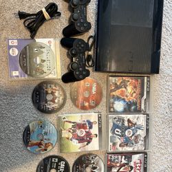 PlayStation 3 + 10 Games (hablo Espanol)
