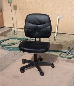 New Black Office Chair - Armless Task Chair