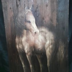 Wood Horse Art