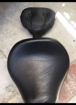 Harley seat and back rest
