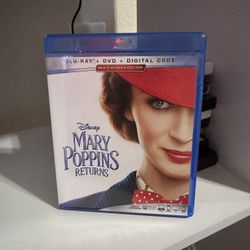Mary Poppins Returns Blu Ray & DVD