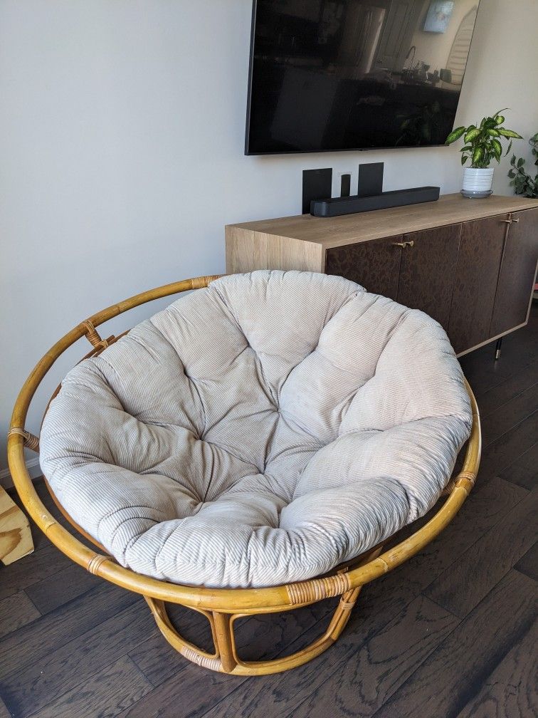 Pier 1 Rattan Papasan Chair