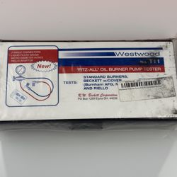 Westwood T11 "Fitz-All" Oil Burner Pump Tester Kit - NEW