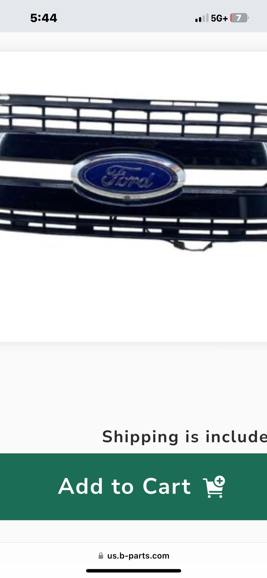 2018-19 Superduty250-350 Radiator Bumper Cover