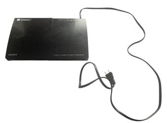 Sony BDP-S185 Blu-Ray DVD Player Black NO CABLES NO REMOTE CRACKED ROOF TESTED