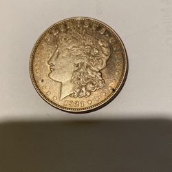 1921 Morgan dollar