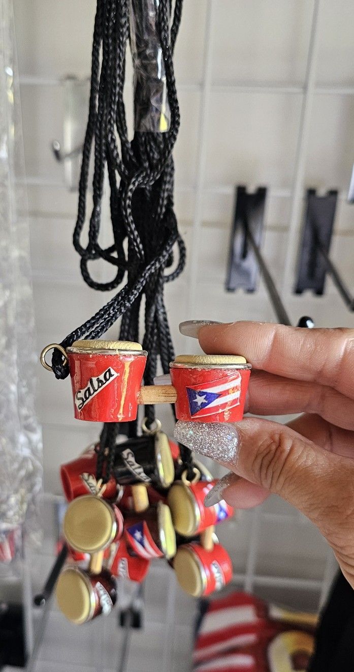 Mini  Bongos Para Colgar