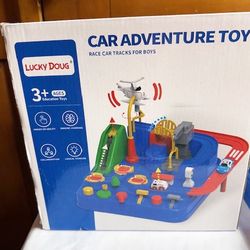 New,ResOne Toddler Toys for 3, 4, 5, 6 Year Old Boys, Race Car Tracks Toys for Boys,