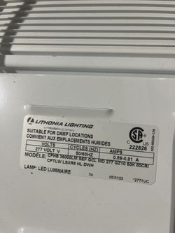 Luces LED De 4 Pies De Largo Por 12 Pulgadas De Ancho