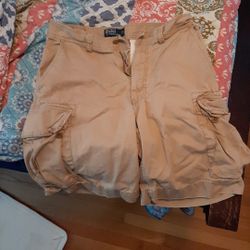 Polo Khaki Cargo Shorts