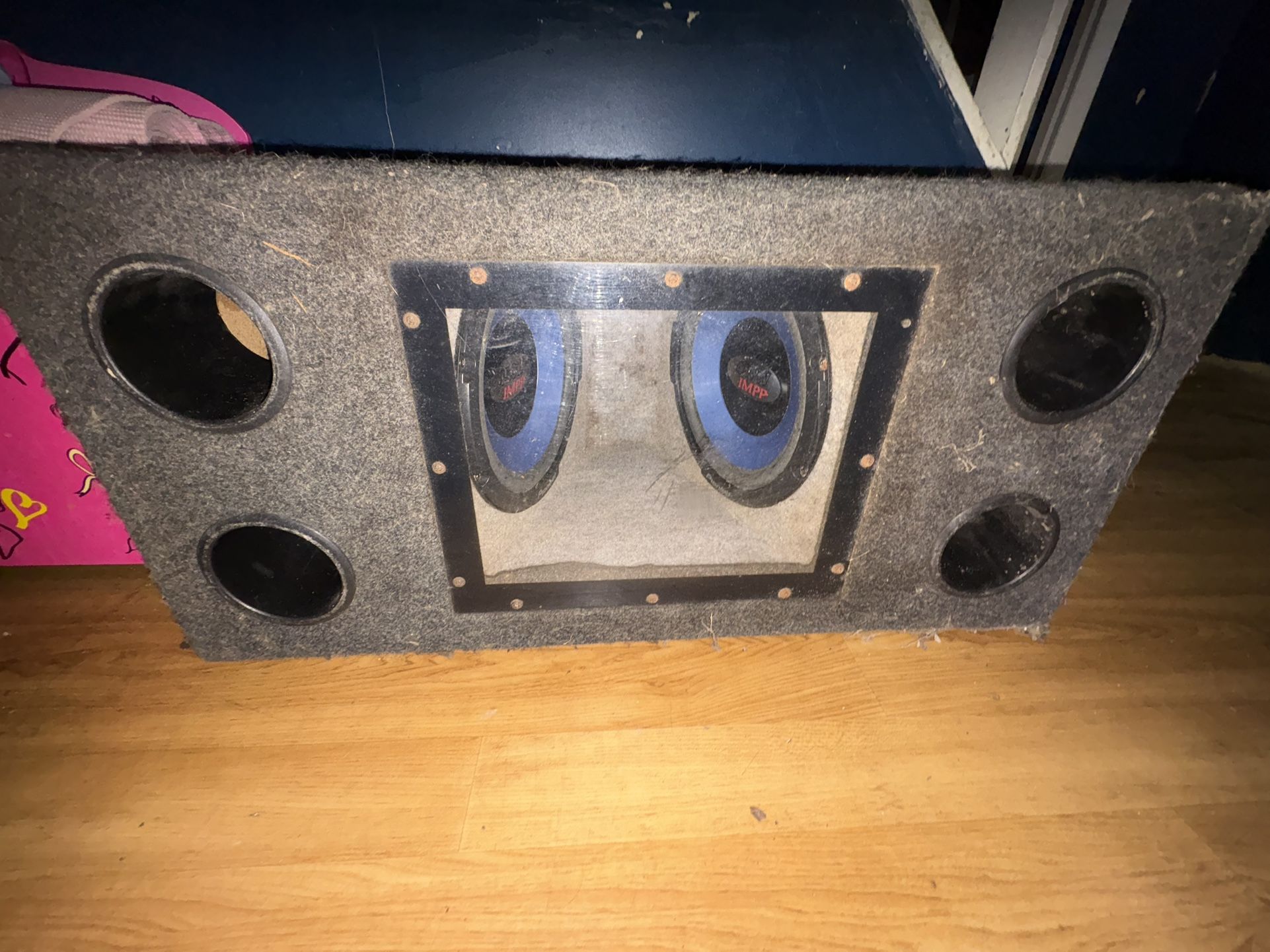 set of 2 Pioneer TS-W33C IMPP 12" Inch 450W Subwoofer Old School RARE